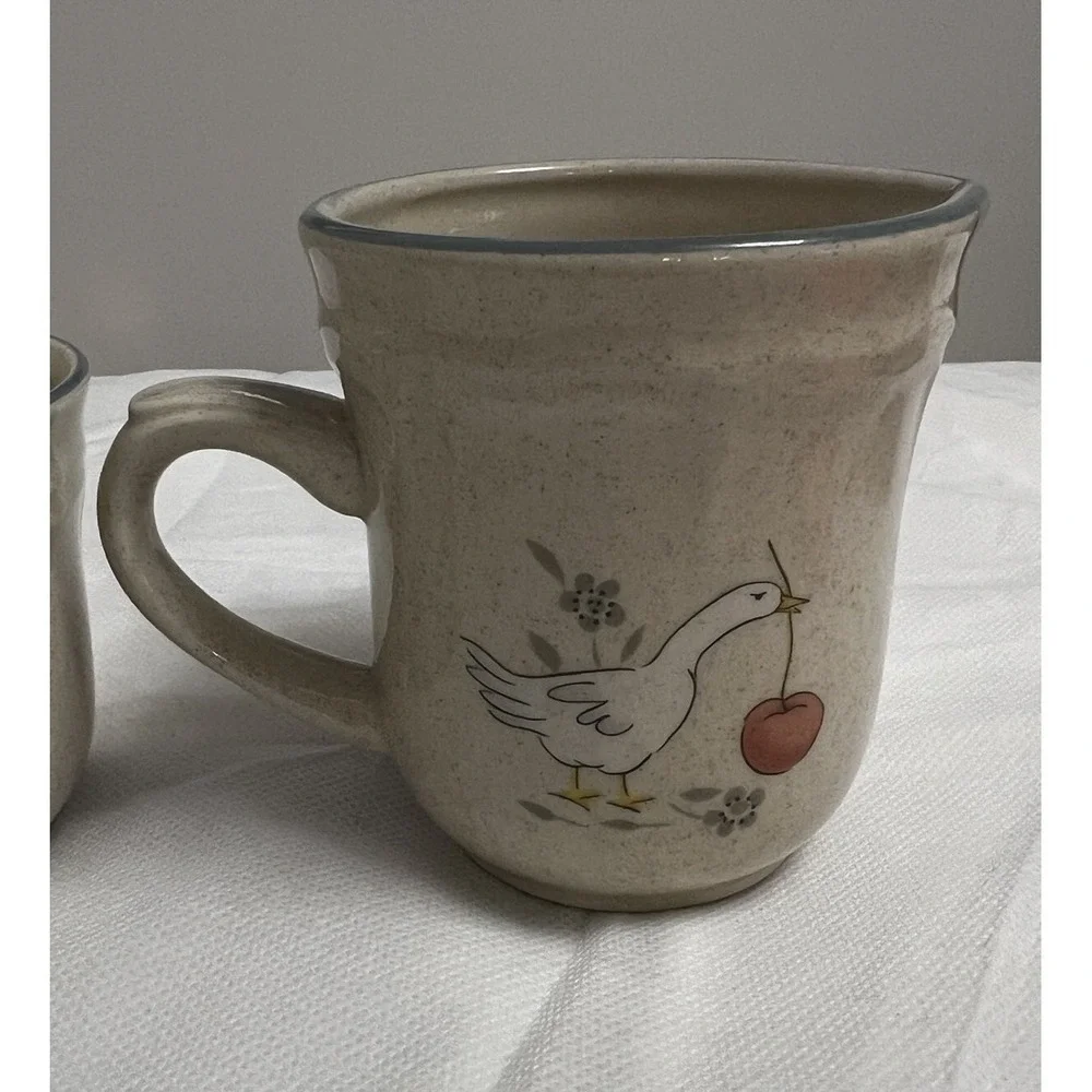 International China Marmalade Geese Sugar And Creamer Set Farmhouse Cottagecore